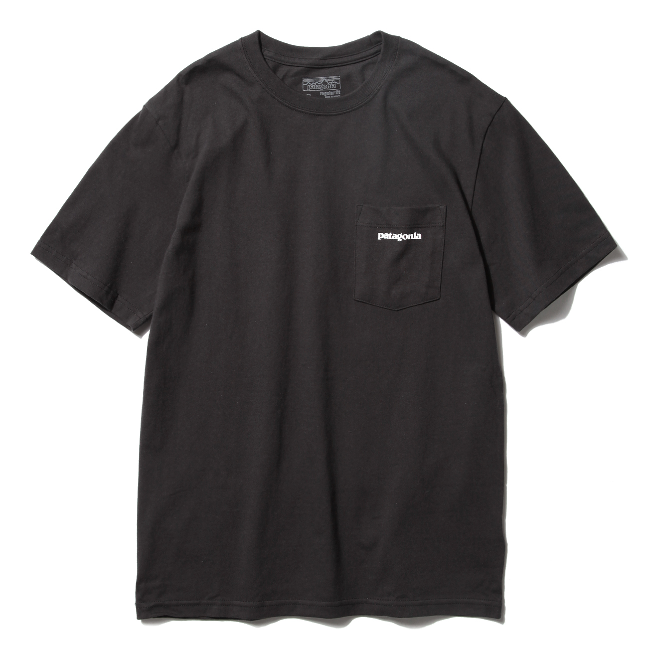 patagonia / パタゴニア | Ms P-6 Logo Cotton Pocket T-Shirt - Black