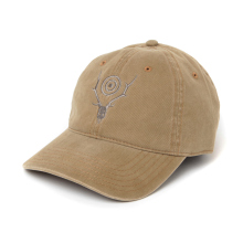 South2 West8 / サウスツーウエストエイト | Strap Back Cap - S&T Emb. - Khaki