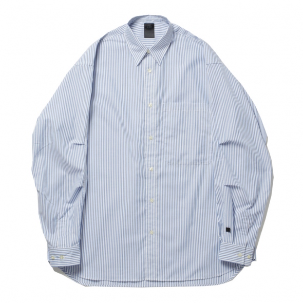 Tech Button Down Shirts L/S Stripe