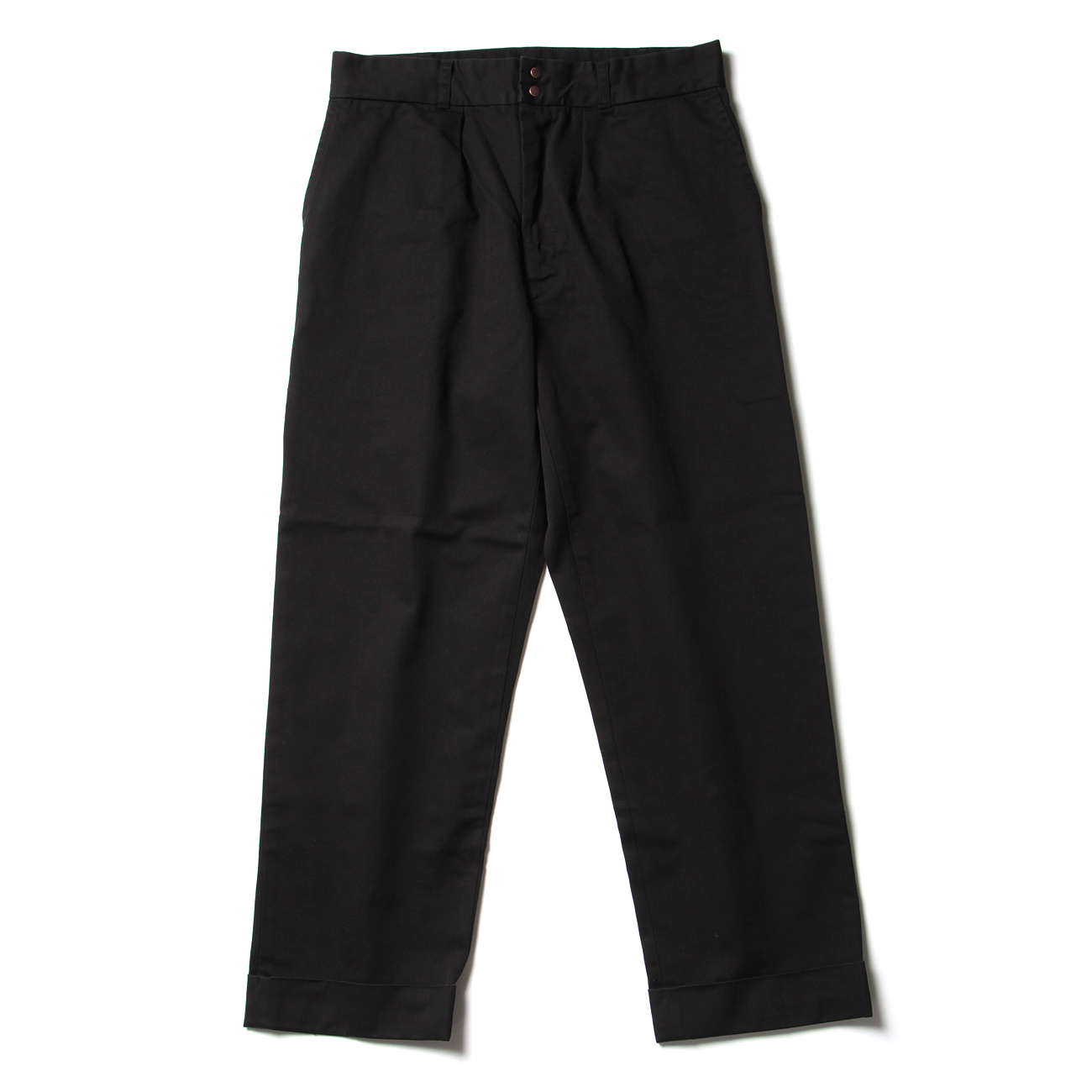 ふじこ FUJITO / フジト | Wide Slacks - Black | 通販 - 正規取扱店