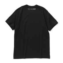 COMME des GARCONS SHIRT | cotton jersey / T-SHIRT printed CdG SHIRT logo on back - Black