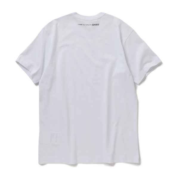 COMME des GARCONS SHIRT | cotton jersey / T-SHIRT printed CdG