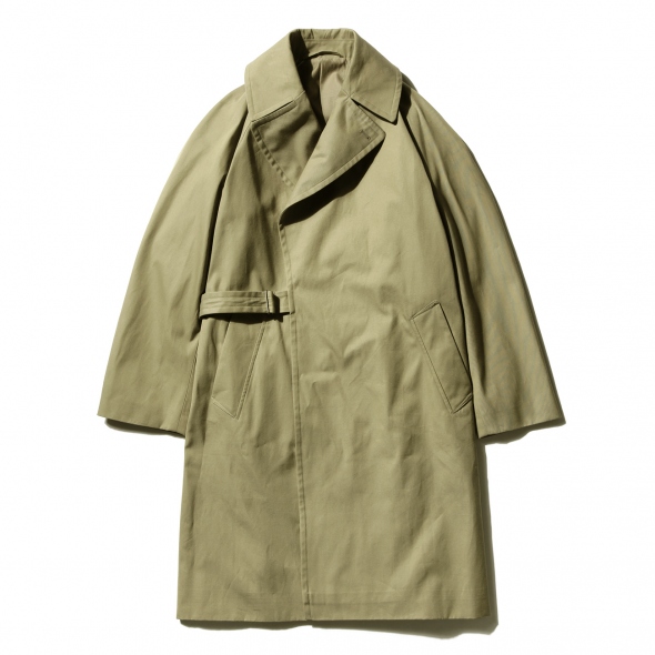 COMOLI / コモリ | コットンギャバ タイロッケンコート - Khaki | 通販