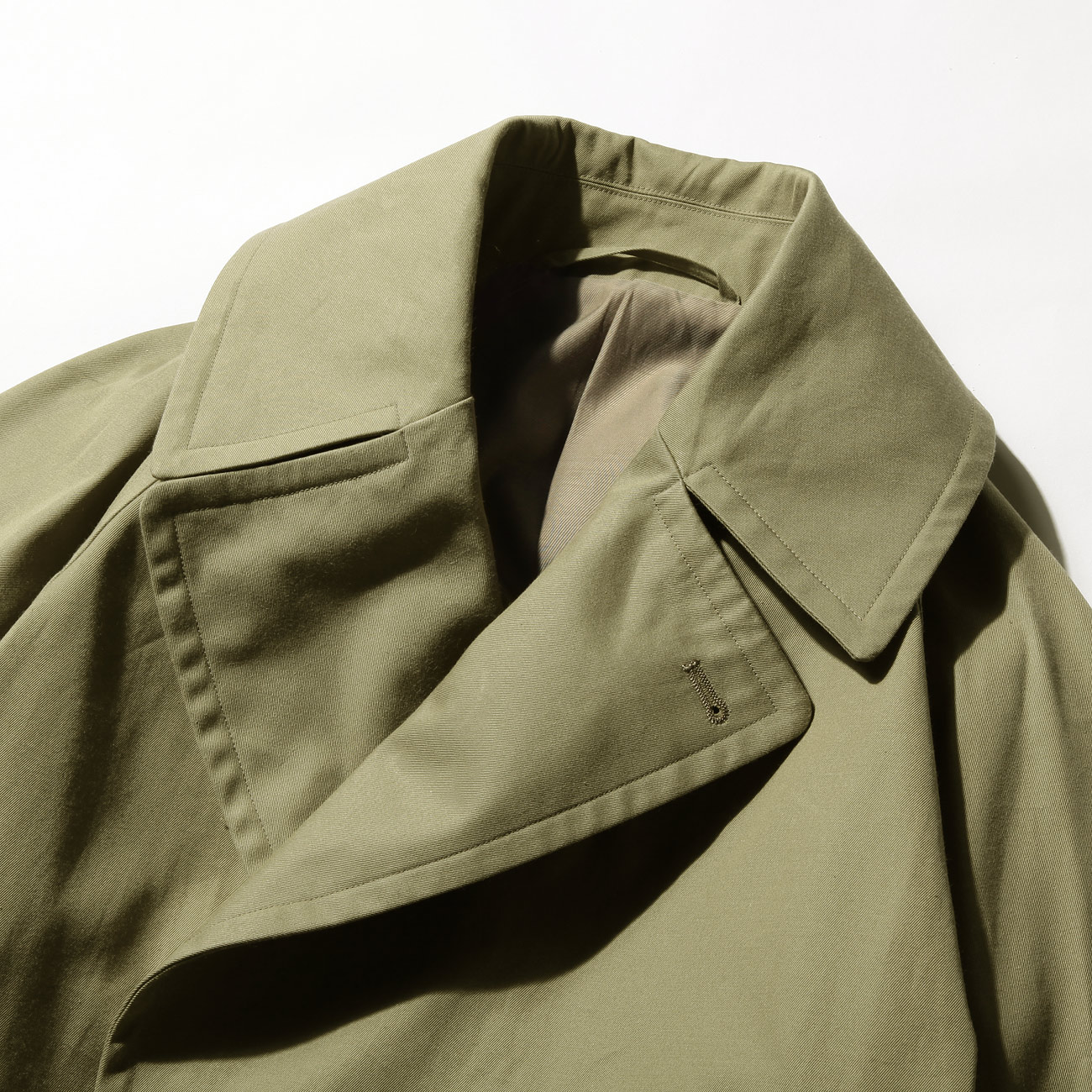 COMOLI / コモリ | コットンギャバ タイロッケンコート - Khaki