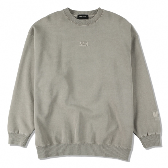 WIND AND SEA - WIND AND SEA CREW NECK / CHARCOAL_TAUPEの+ ...