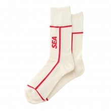 ウィンダンシー WIND AND SEA / ウィンダンシー | CHICSTOCKS × WDS Line sox - Red