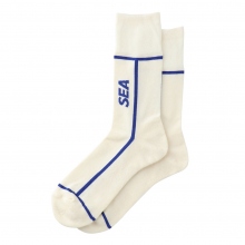 WIND AND SEA / ウィンダンシー | CHICSTOCKS × WDS Line sox - Blue