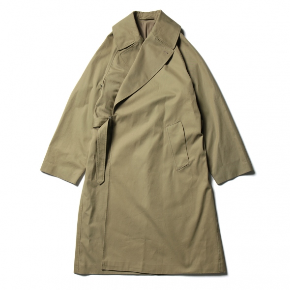 COMOLI / コモリ | コットンギャバ タイロッケンコート - Khaki | 通販