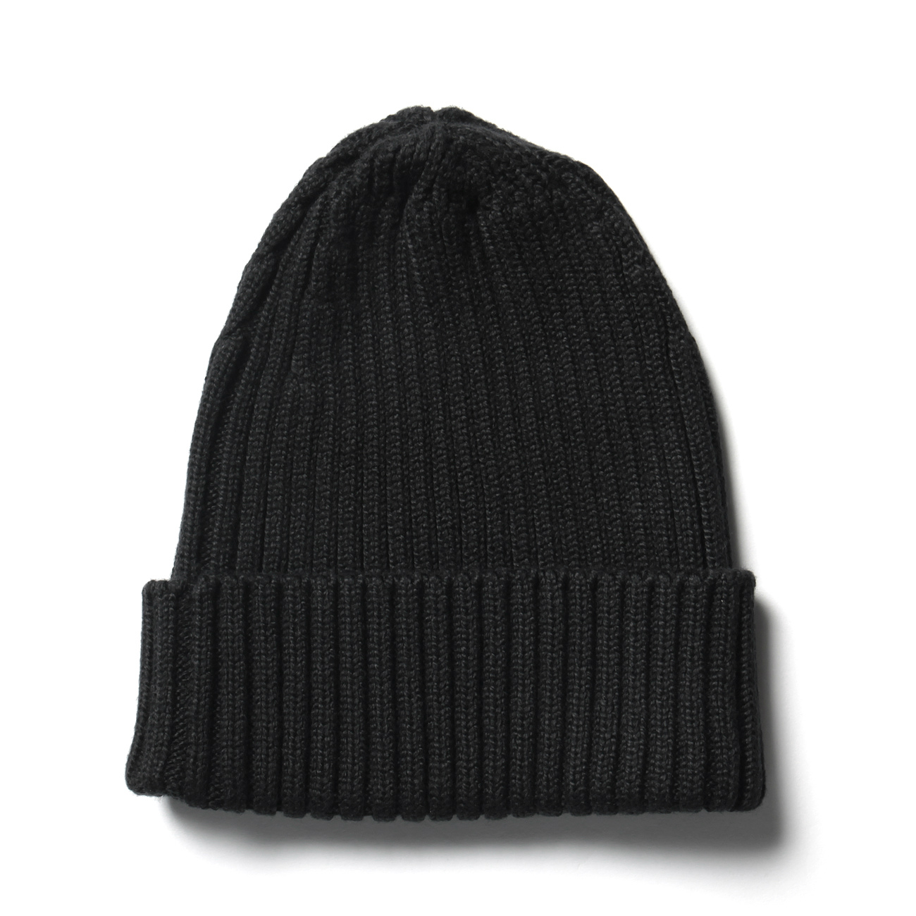 BATONER / バトナー | スヴェンコットン リブニットキャップ - Black