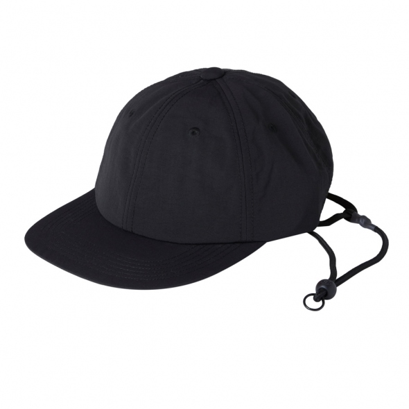 TECH 6PANEL CAP - Black