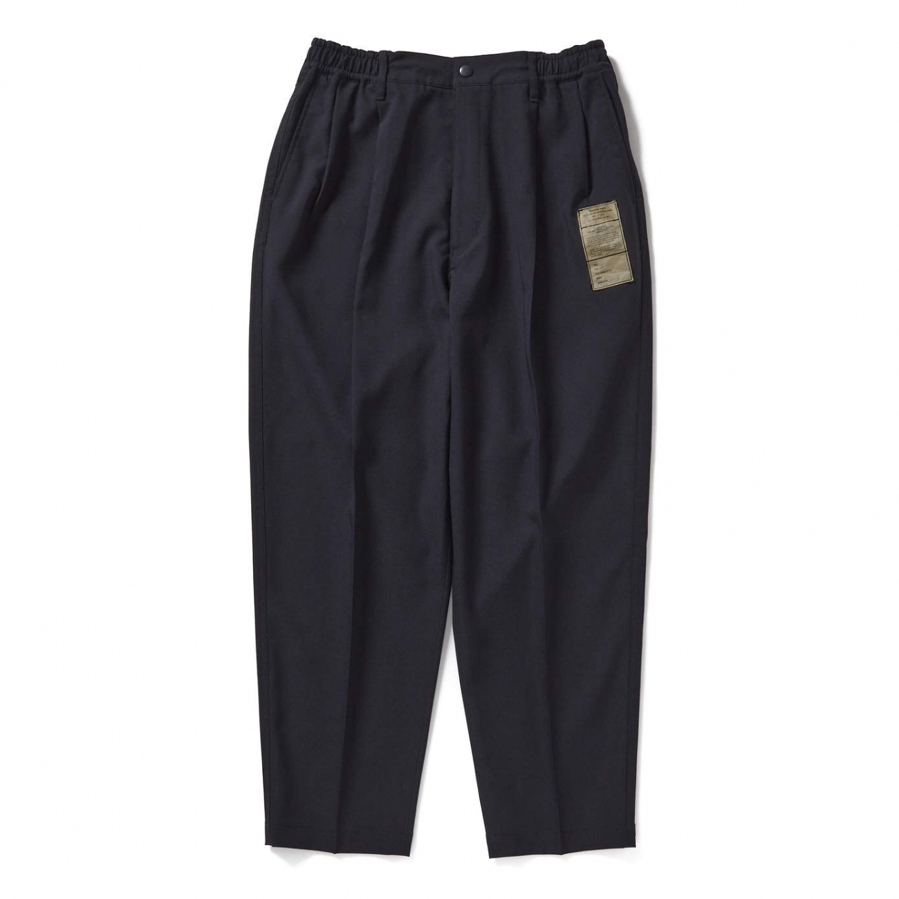 9221-PT01-005-pieces 2TUCK SLACKS - Black