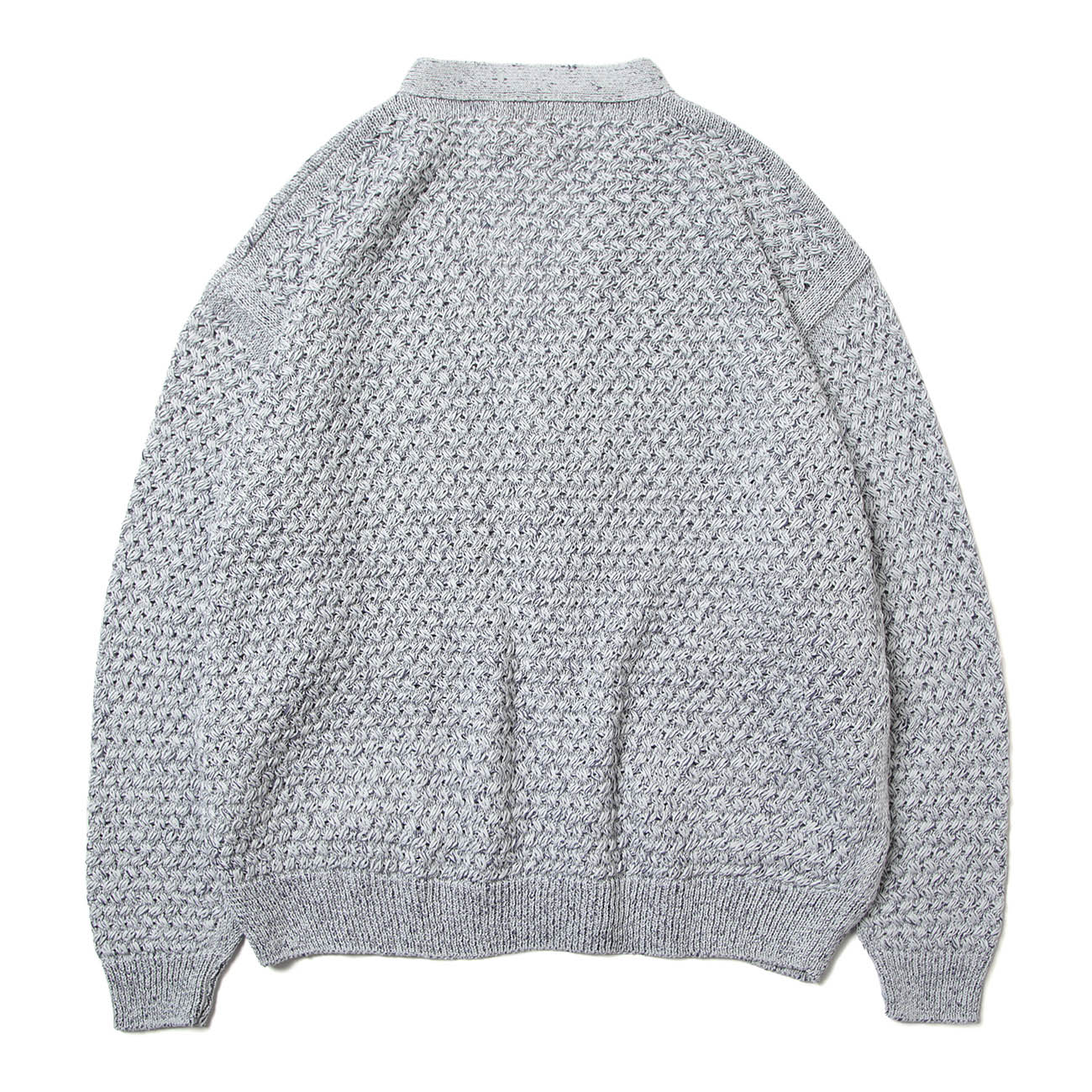 YOKE / ヨーク | MESH CARDIGAN - Mist Blue | 通販 - 正規取扱店