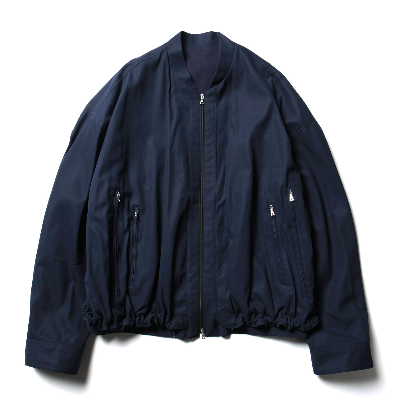 URU / ウル | COTTON ZIP UP BLOUSON - Navy | 通販 - 正規取扱店 | COLLECT STORE /  コレクトストア