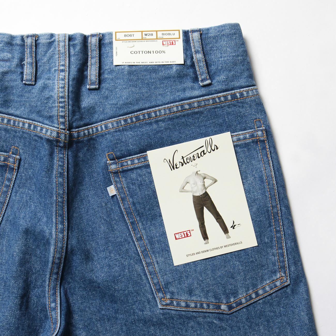 Westoveralls ウエストオーバーオールズ 5 Pocket Denim Trousers 806t Bio Blue 通販 正規取扱店 Collect Store コレクトストア