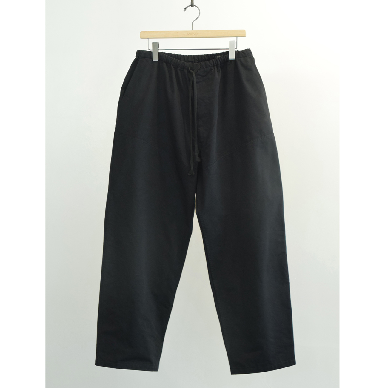 コモリ COMOLI 2025AW コットンツイル ワークパンツ 2 COMOLI / コモリ | ポストワークツイル ハンティングパンツ - Black