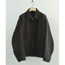COMOLI / コモリ | ヘンプダック ジップショートジャケット - Brown