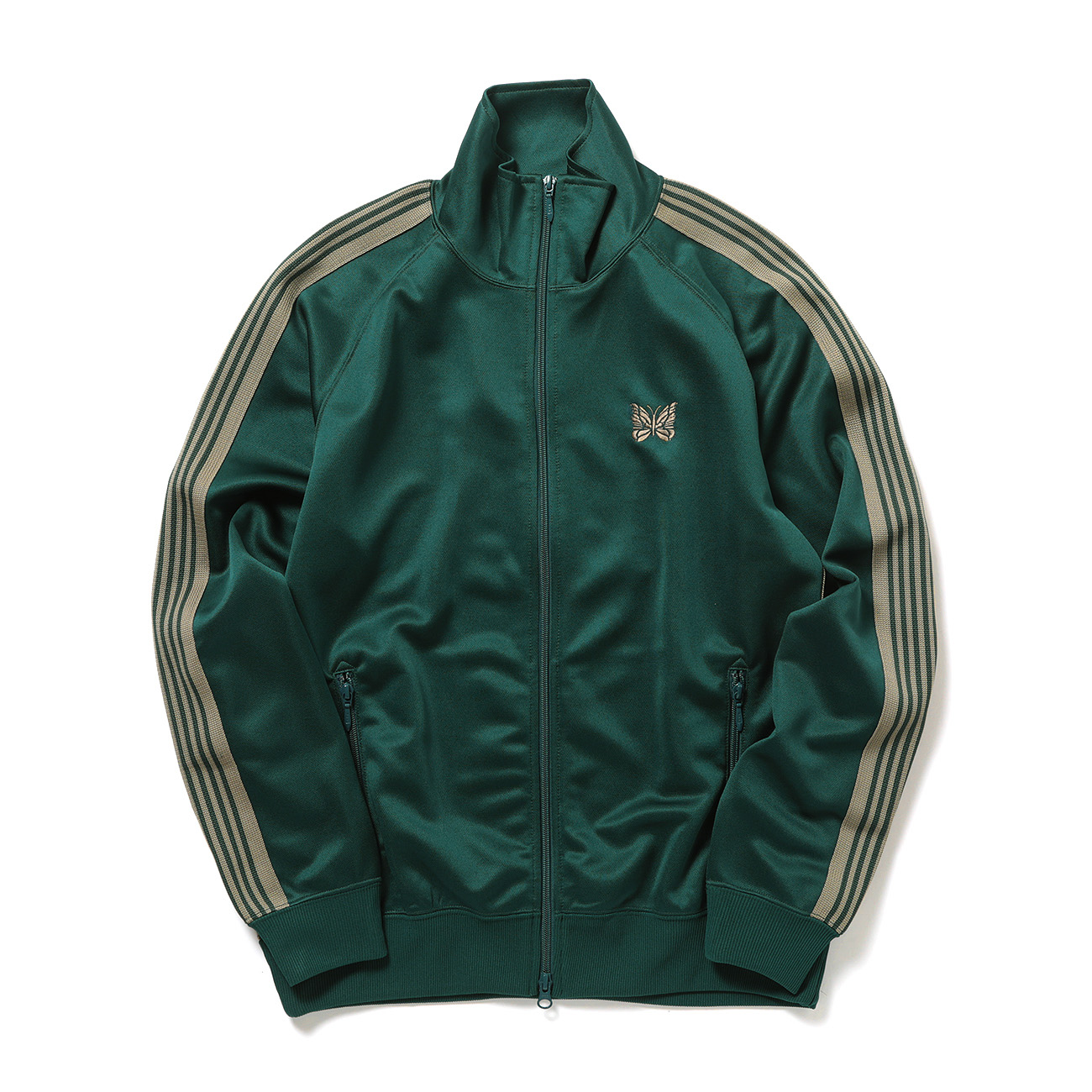 Needles / ニードルズ | Track Jacket - Poly Smooth - Green | 通販
