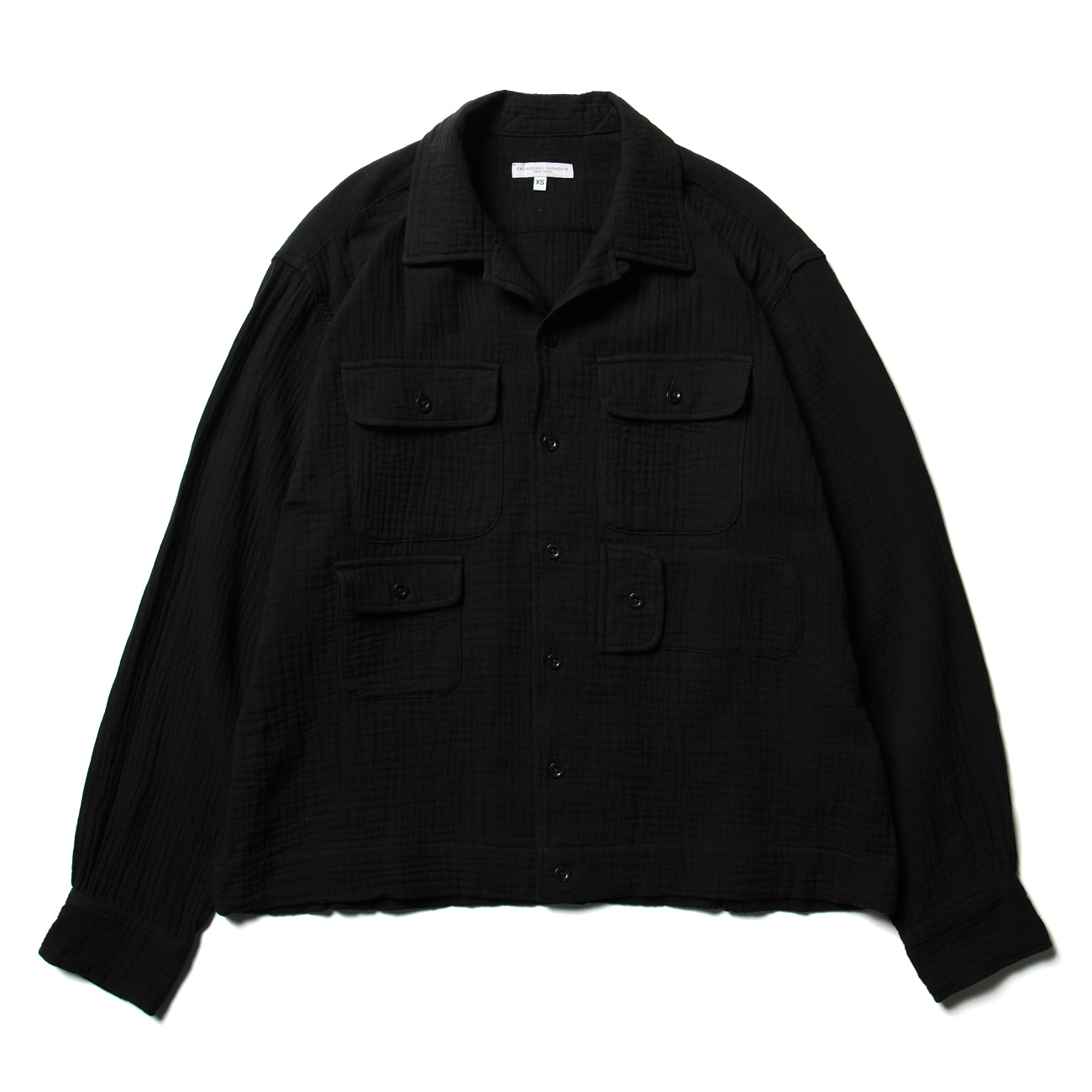 Bowling Shirt - Cotton Crepe - Black
