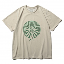 South2 West8 / サウスツーウエストエイト | S/S Crew Neck Tee - MAZE - Beige