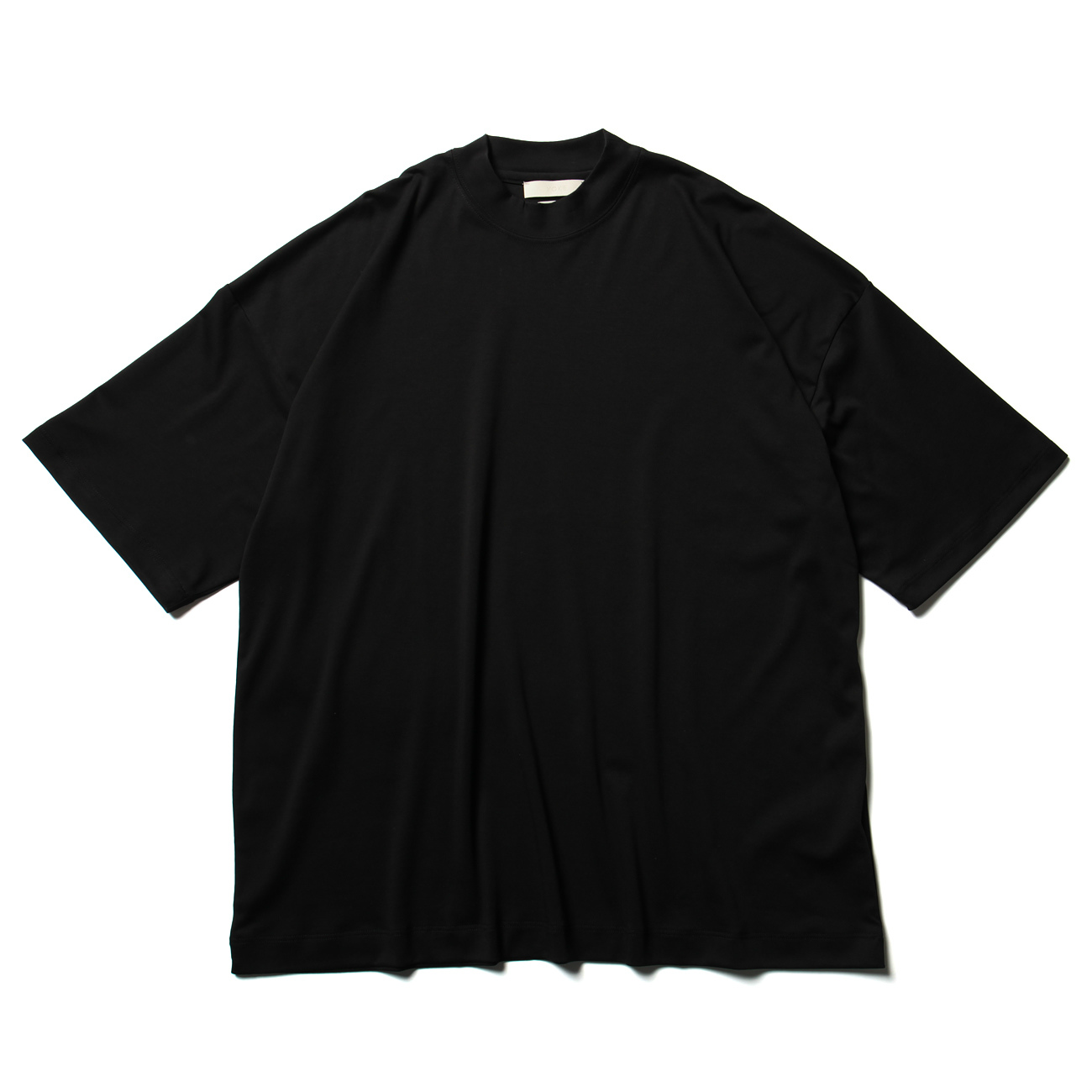 DROP SHOULDER HALF SLEEVE T-SHIRT - Black