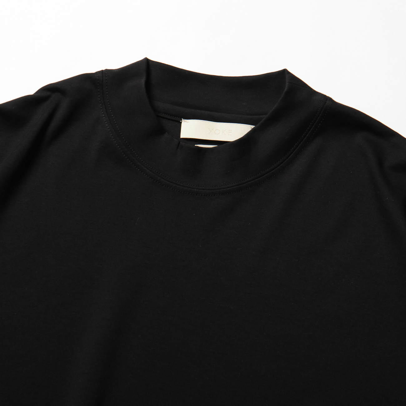 DROP SHOULDER HALF SLEEVE T-SHIRT - Black