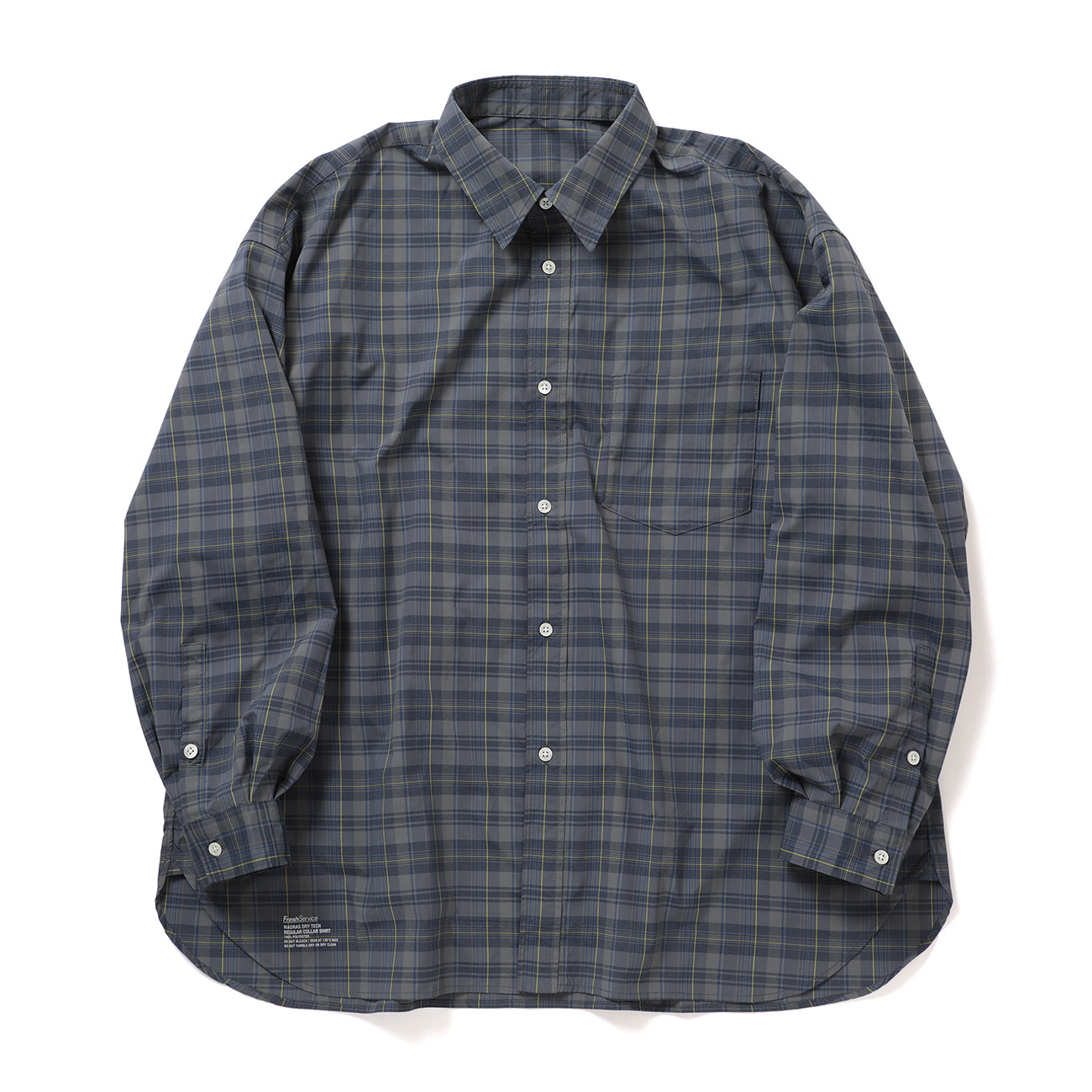 FreshService / フレッシュサービス | MADRAS DRY TECH REGULAR COLLAR