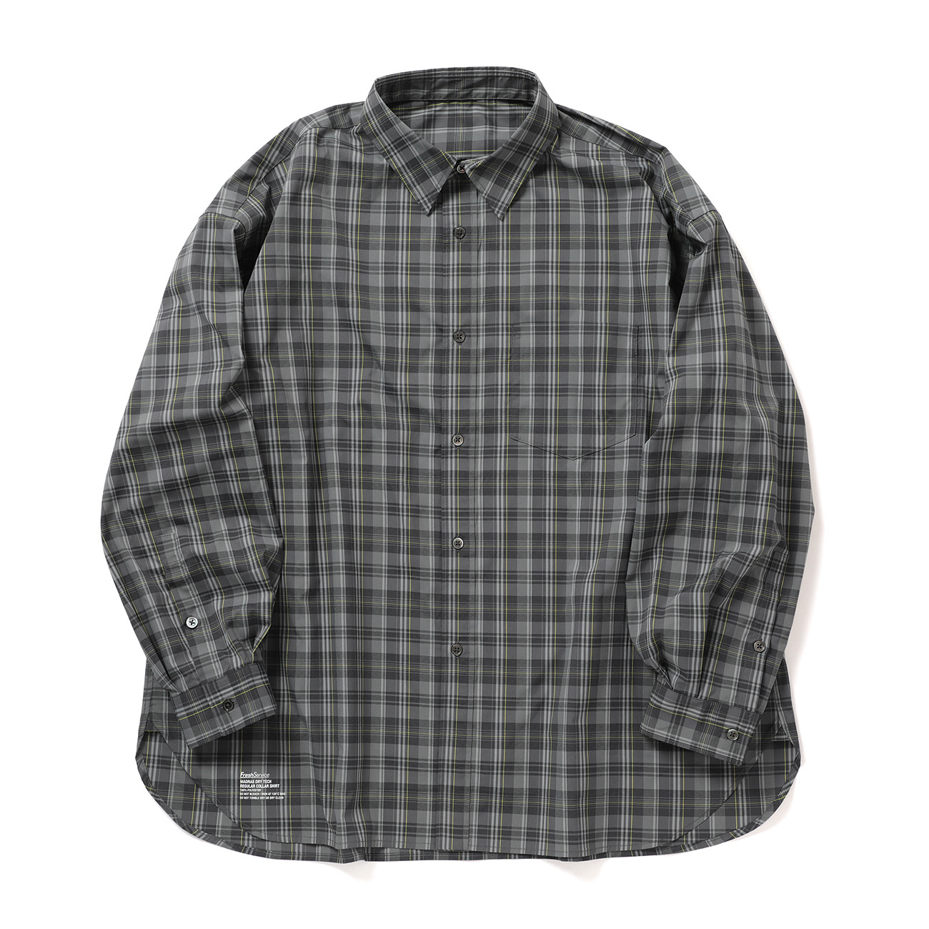 FreshService / フレッシュサービス | MADRAS DRY TECH REGULAR COLLAR