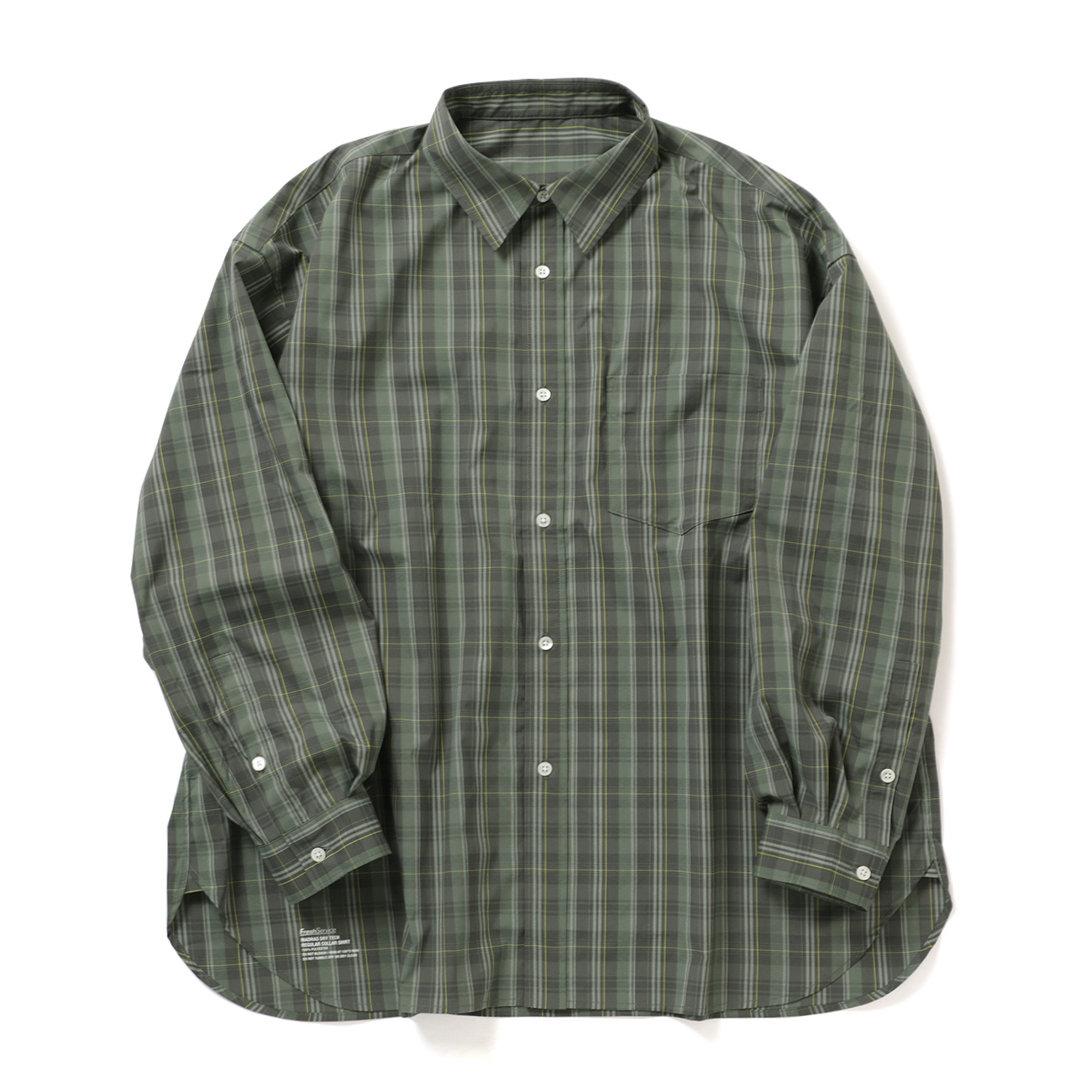 FreshService / フレッシュサービス | MADRAS DRY TECH REGULAR COLLAR