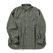 FreshService / フレッシュサービス | MADRAS DRY TECH REGULAR COLLAR SHIRT - Khaki
