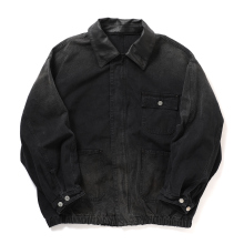 ssstein / シュタイン | SULFUR DYED OXFORD VINTAGE JACKET - Black