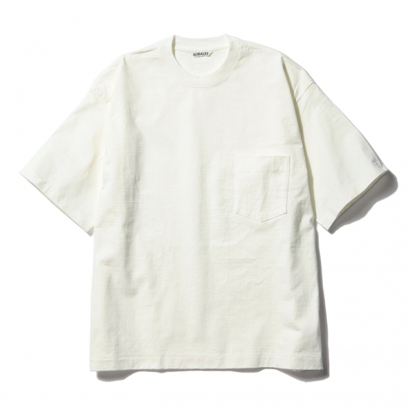 AURALEE / オーラリー | STAND-UP TEE (メンズ) - White | 通販