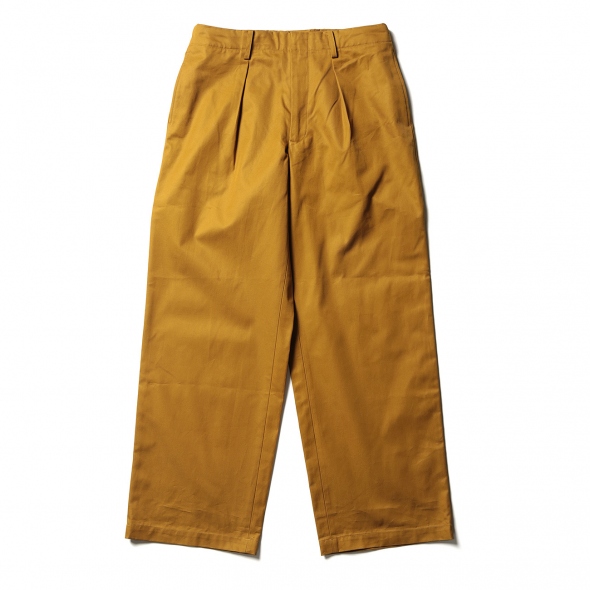 WELLDER / ウェルダー | Single Forward Pleated Wide Trousers