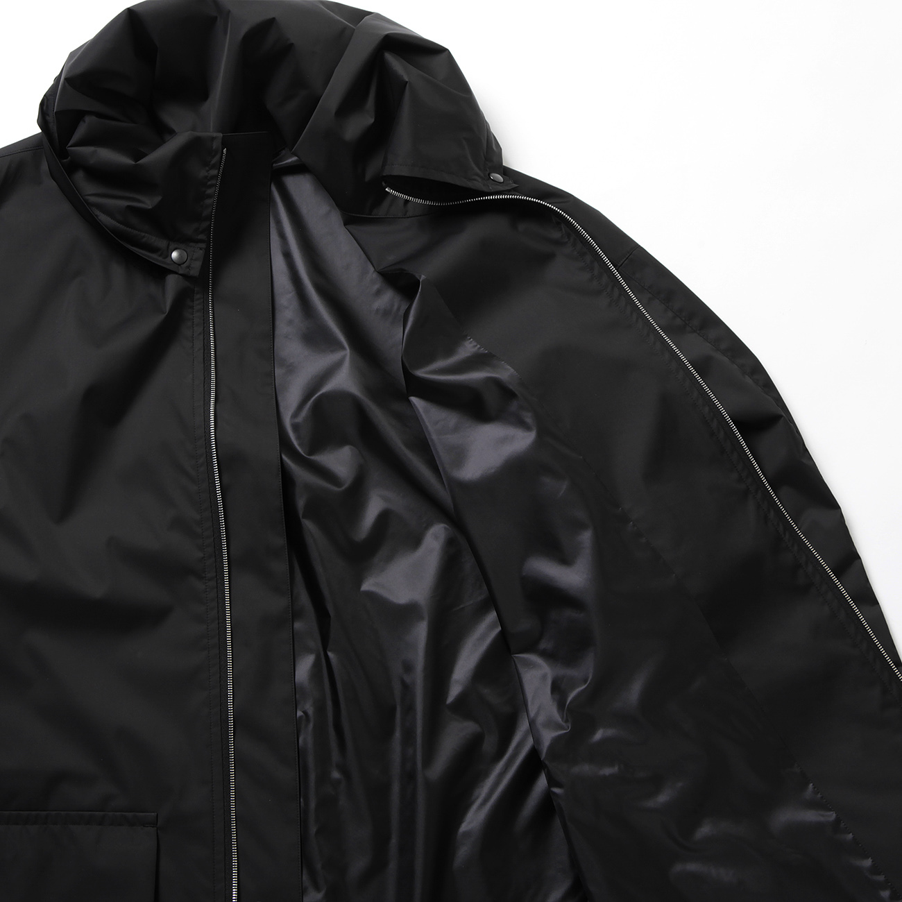 rennes — Auralee | Hard Twist Smooth Dress in Black