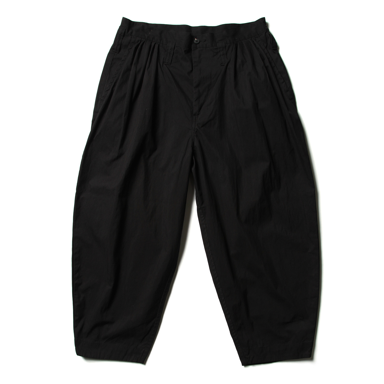 Porter Classic / ポータークラシック | POPLIN BEBOP PANTS - Black