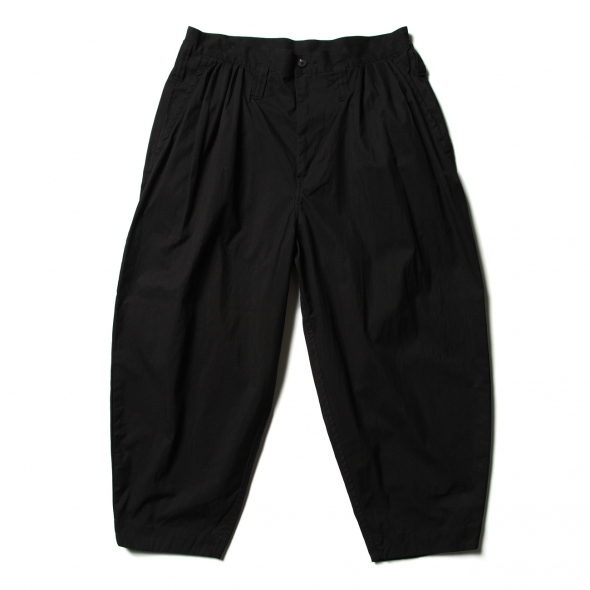 Porter Classic / ポータークラシック | POPLIN BEBOP PANTS - Black