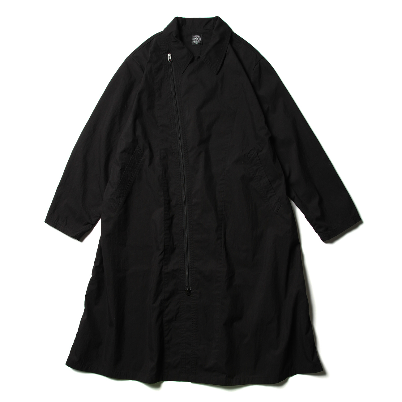 Porter Classic / ポータークラシック | POPLIN RIDING COAT - Black | 通販 - 正規取扱店 |  COLLECT STORE / コレクトストア