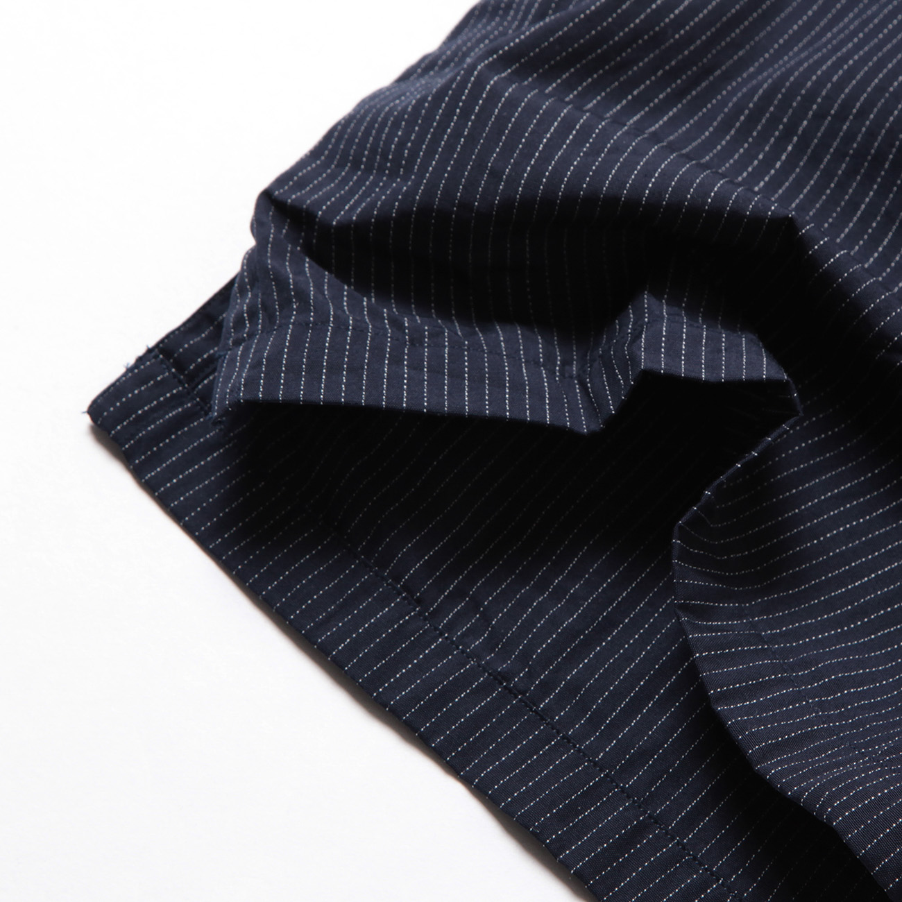 KEROUAC PIN STRIPE SHIRT - Navy