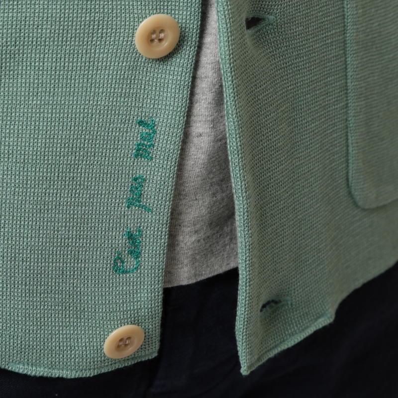 Porter Classic / ポータークラシック|P.C H/W SILK COTTON CARDIGAN