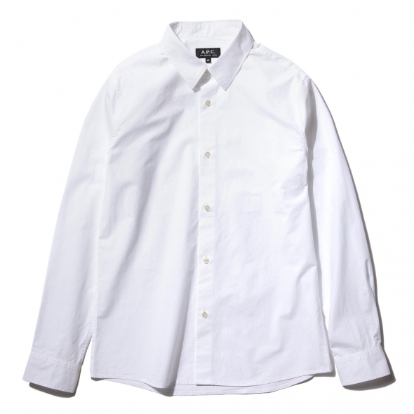 A.P.C. / アーペーセー | ポプリンシャツ - White | 通販 - 正規取扱店