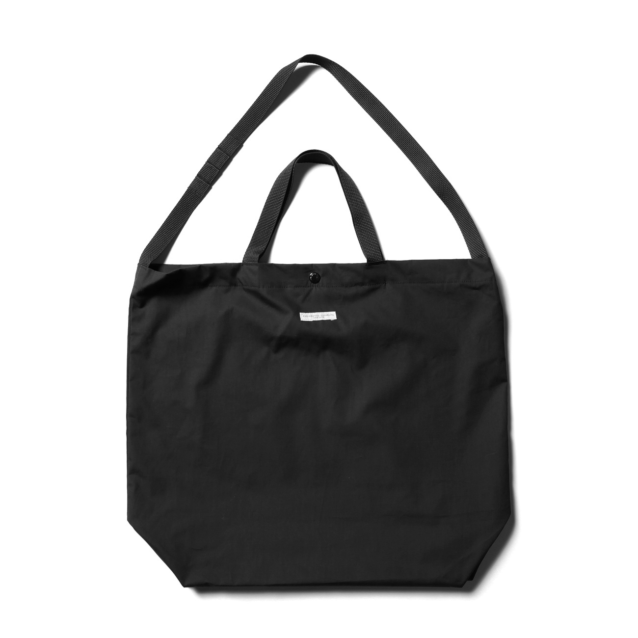 Carry All Tote - Cotton Duracloth Poplin - Black