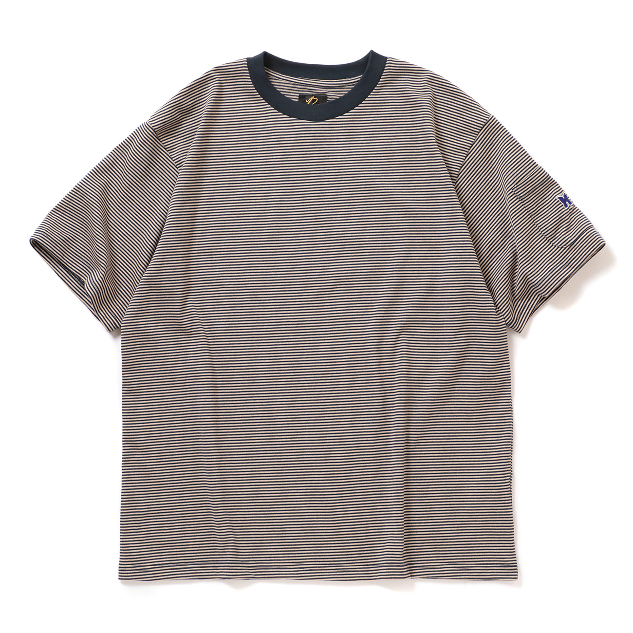 Needles / ニードルズ | S/S Crew Neck Tee - Cotton Stripe Jersey