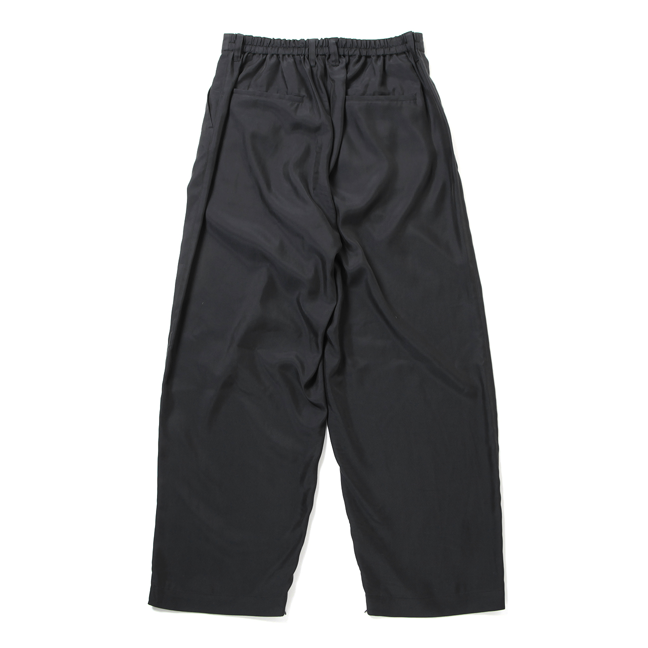 パンツ stein CUPRO WIDE EASY TROUSERS - BLACK stein CUPRO WIDE EASY TROUSERS・GRADATION - tity