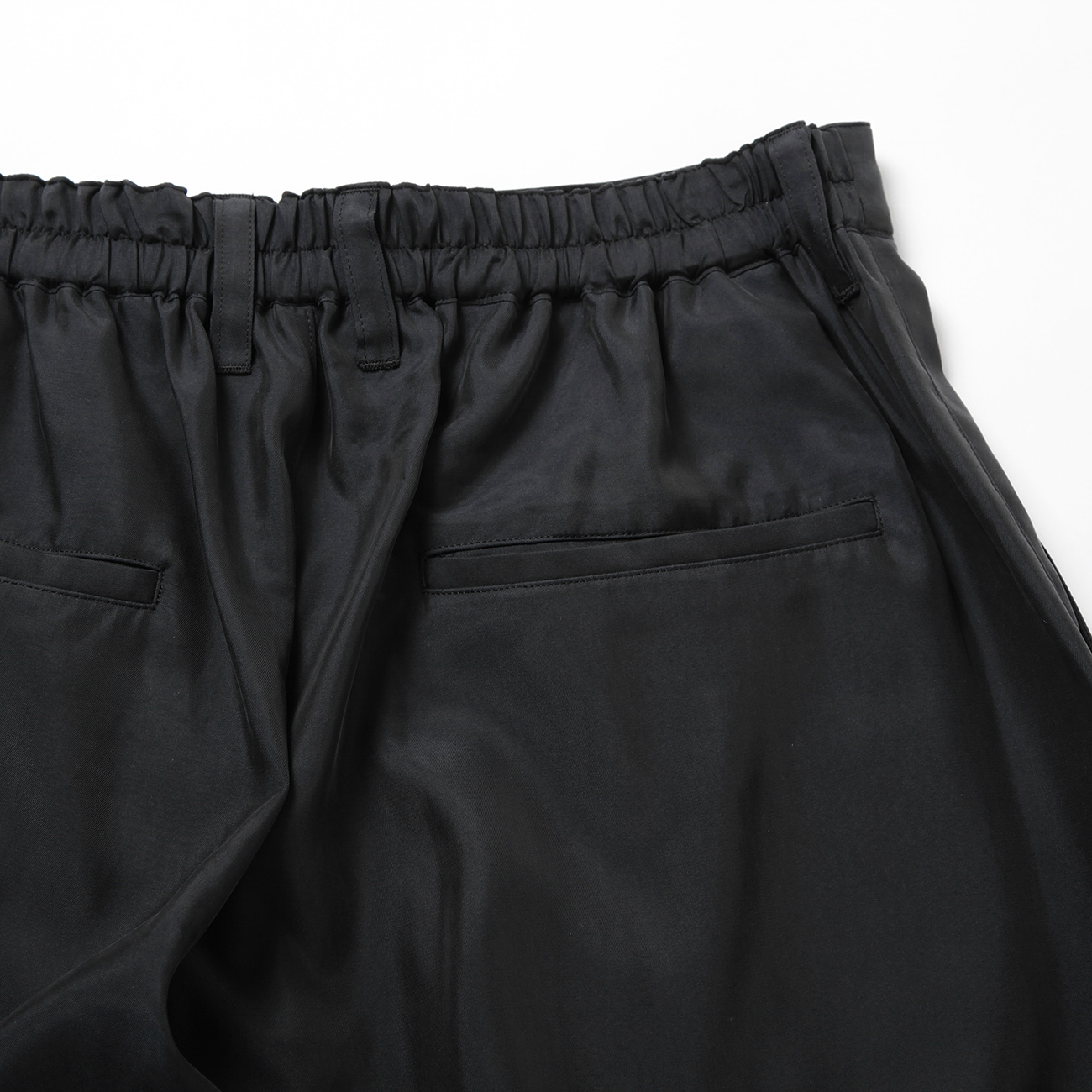 stein / シュタイン | CUPRO WIDE EASY TROUSERS - Black | 通販