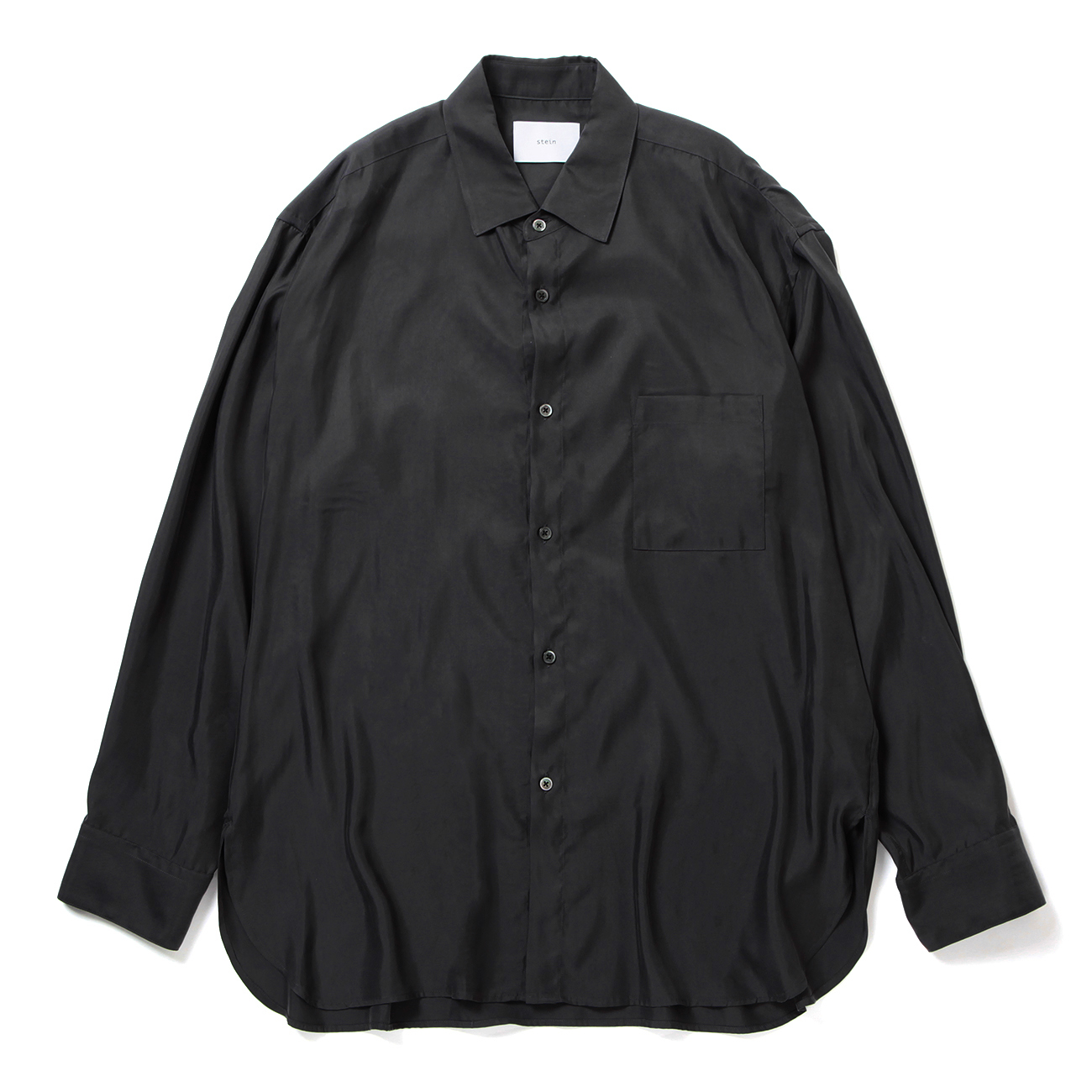 stein / シュタイン | OVERSIZED CUPRO LS SHIRT - Black | 通販