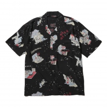 Porter Classic / ポータークラシック | SHOWFOLK ALOHA SHIRT - Black