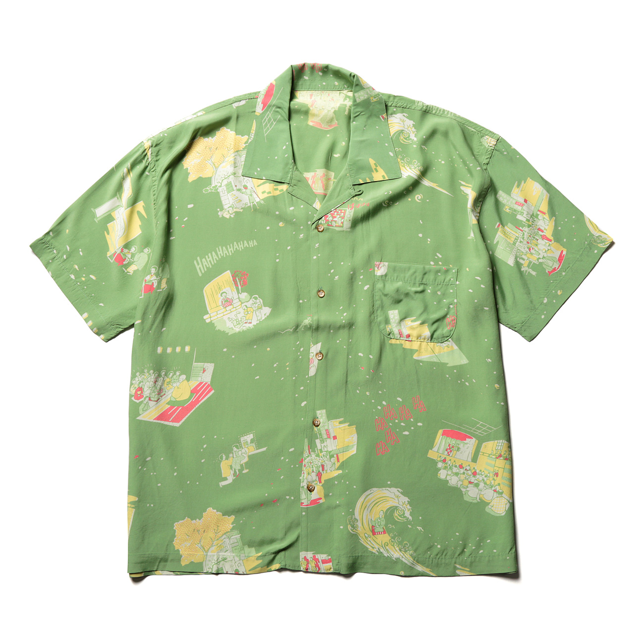 Porter Classic / ポータークラシック | SHOWFOLK ALOHA SHIRT - Green | 通販 - 正規取扱店 |  COLLECT STORE / コレクトストア