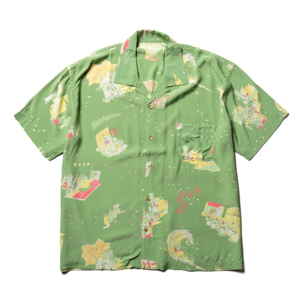 【希少】Porter Classic SHOWFOLK ALOHA SHIRT New】Porter Classic Showfolk Aloha Shirt, Size S Hawaiian