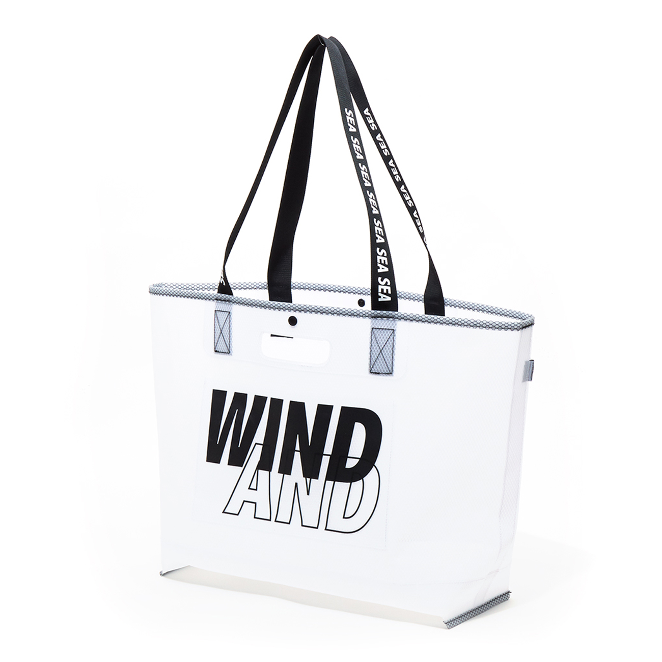 WDS × WEEKEND(ER) GHOST TEX tote bag - Black