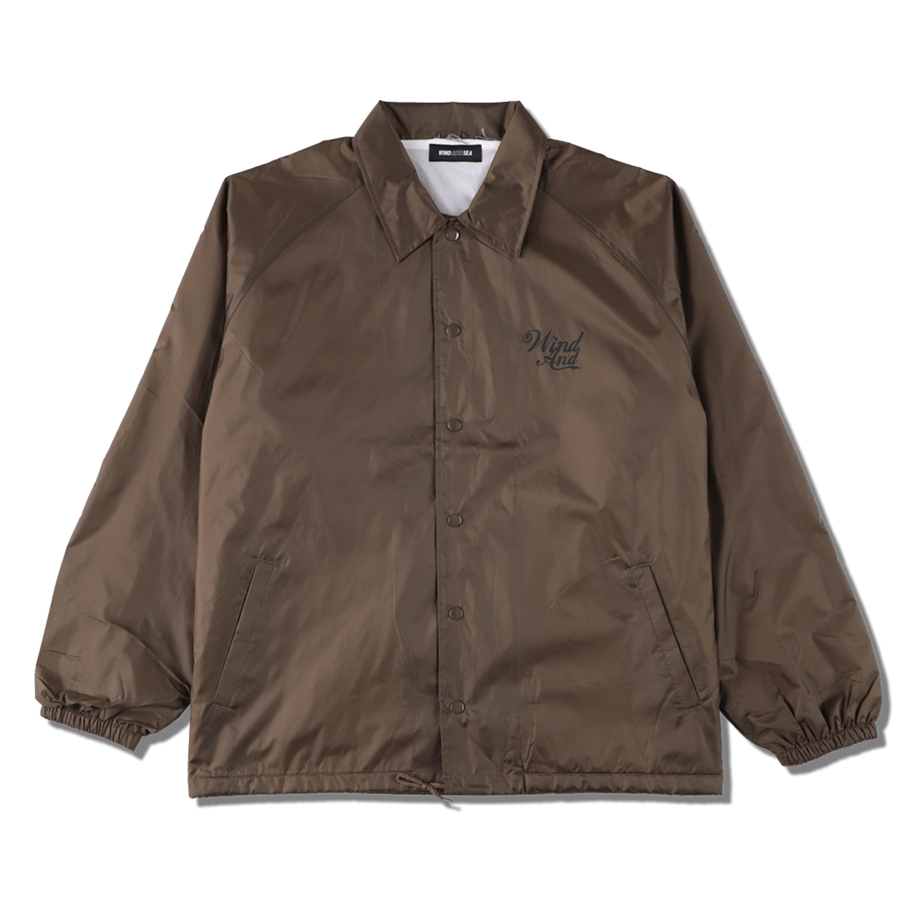 WIND AND SEA / ウィンダンシー | WDS (GLITTER) COACH JACKET - Brown ...