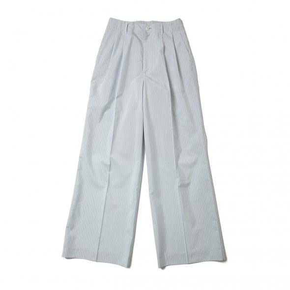 AURALEE / オーラリー | FINX POLYESTER STRIPE PANTS (レディース